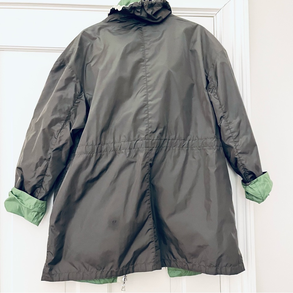 Prada Reversible Lightweight Jacket Gray Green 40 - image 3